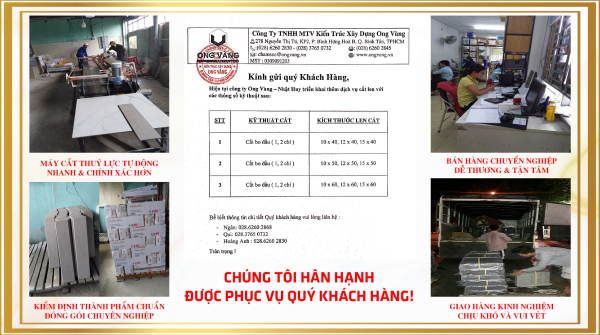 Ong Vàng triển khai dịch vụ cắt len